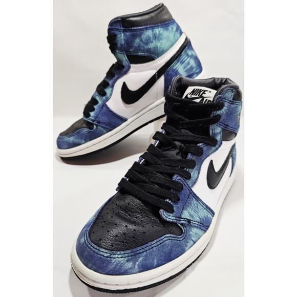 Air Jordan 1 Retro OG High Tie-Dye Women Size 5.5 - Picture 2 of 9